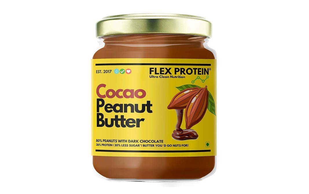 Flex Protein Cocao Peanut Butter    Glass Jar  500 grams